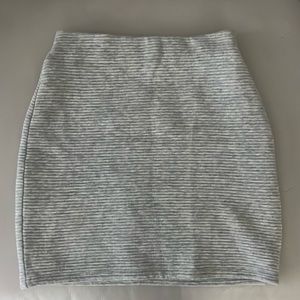 Wilfred grey mini skirt